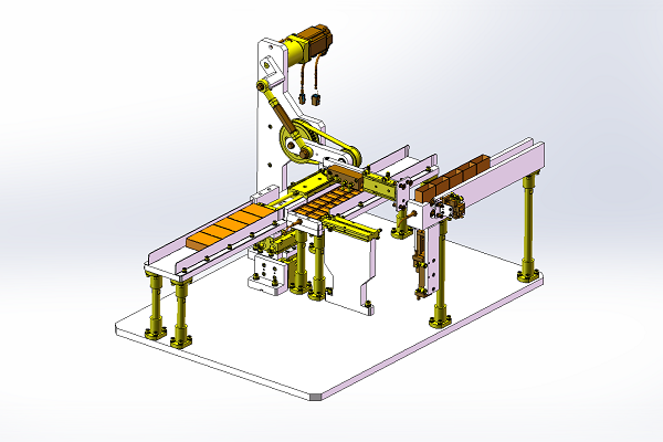 愛合發(fā)案例剖析：電動連桿轉(zhuǎn)角90°翻轉(zhuǎn)機構(gòu)！